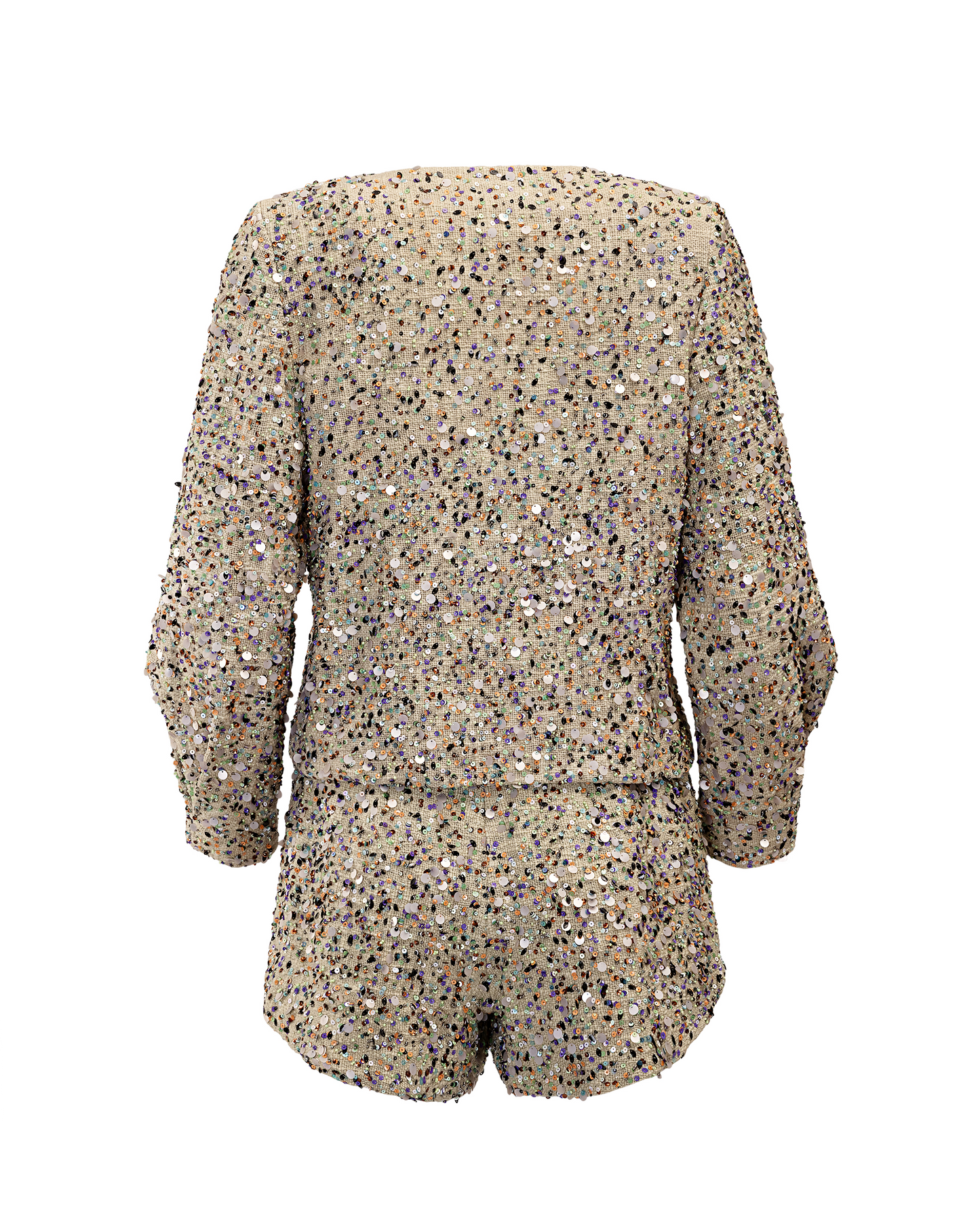 Cecilia Hand Embroidered Wool Tweed Jacket