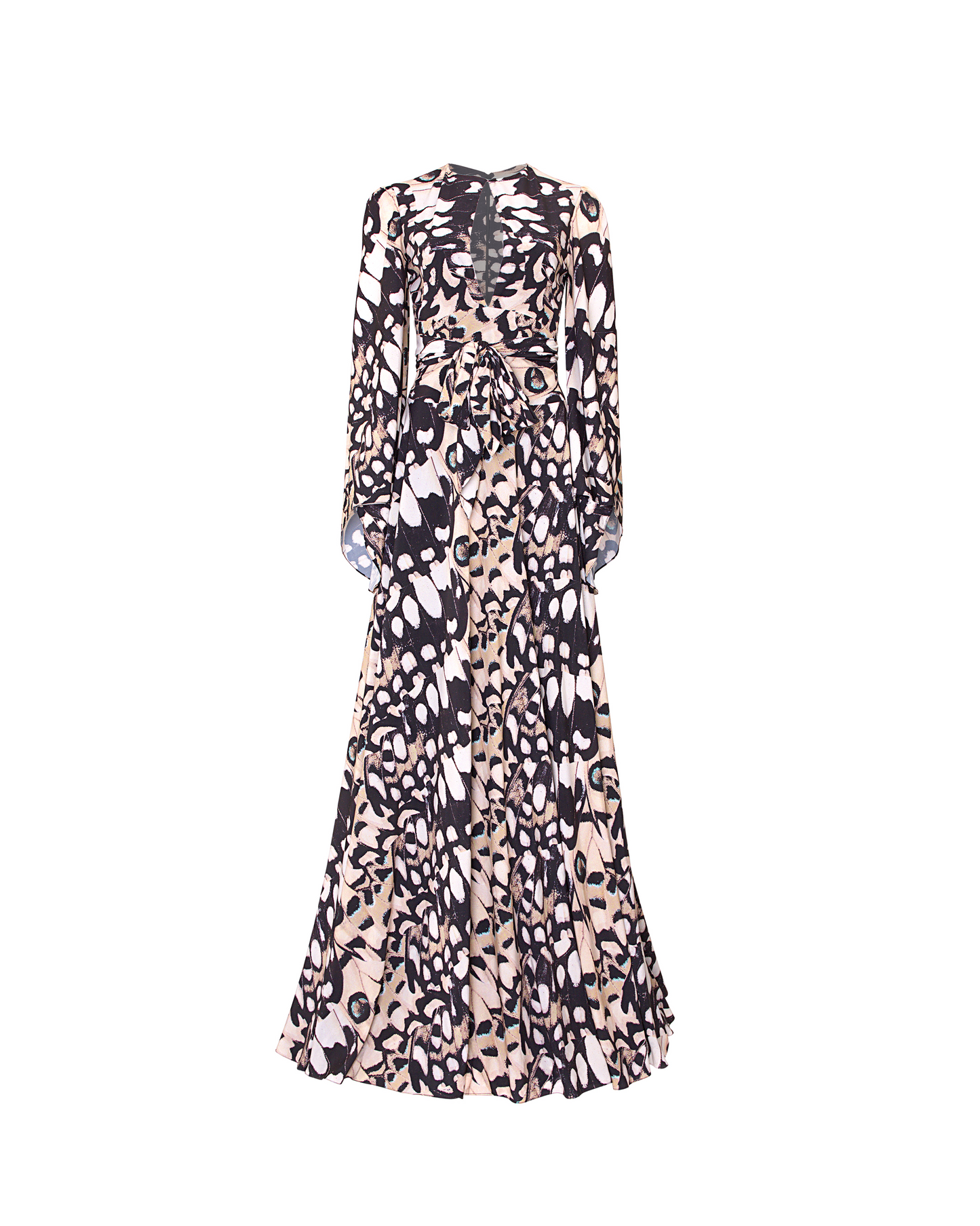 Monarca Butterfly Printed Maxi Dress