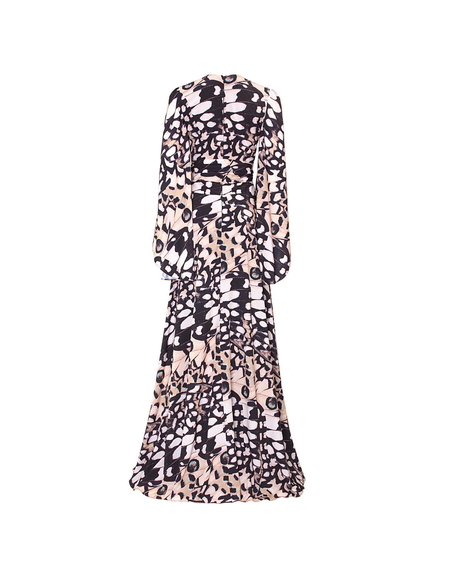 Monarca Butterfly Printed Maxi Dress